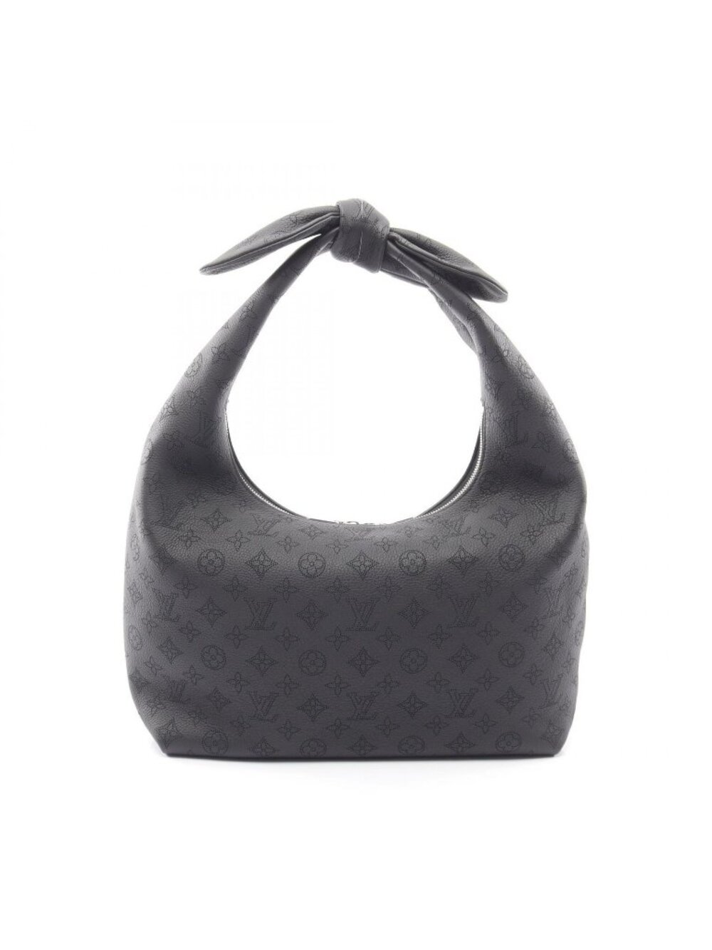 Louis Vuitton Shoulder Bag Why Knot MM Noir Leather